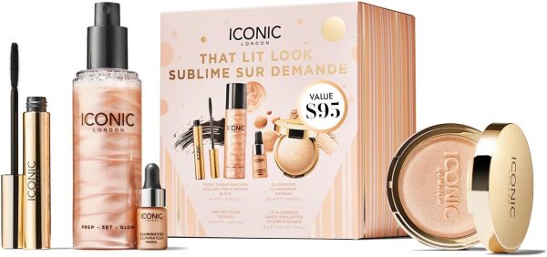 ICONIC LONDON Makeup Set for Glow and Radiant Look, Perfect for Gifting, Cruelty-Free, Vegan Makeup