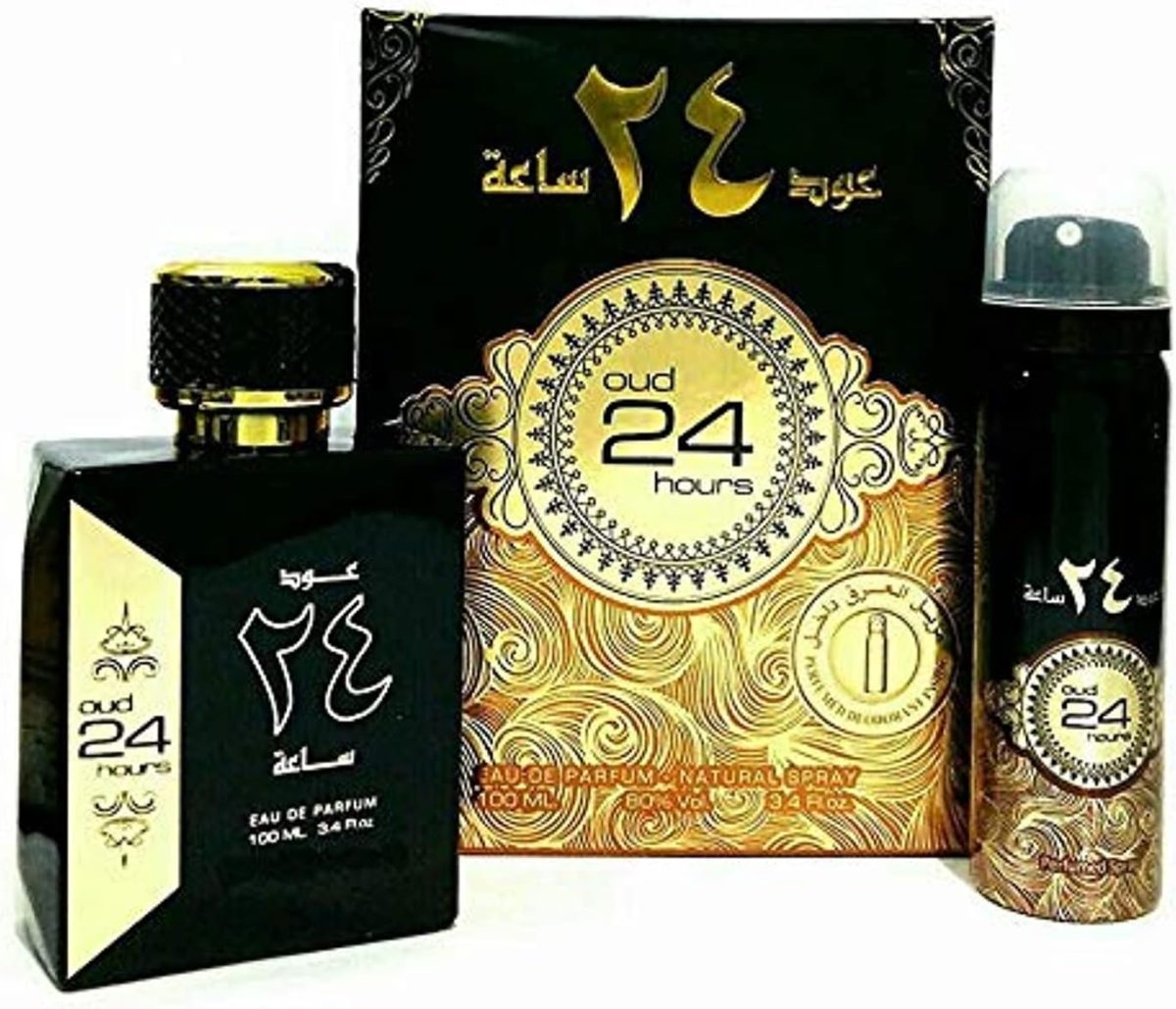 عطر للجنسين عود 24 ساعة من ارض الزعفران او دي بارفان 100 مل