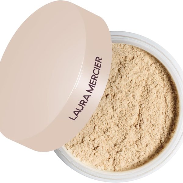 Laura Mercier Translucent Loose Talc-Free Setting Powder Ultra-Blur: Natural & Blurring Finish, Long Lasting, For Normal to Dry + Mature Skin, 4 Shades for All Skin Tones, Hyaluronic Acid Infused